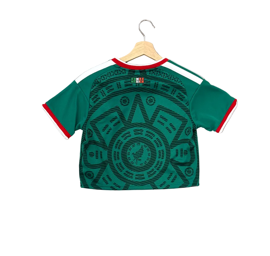 Adidas Mexico Home World Cup 2026 Women's Crop Top Jersey