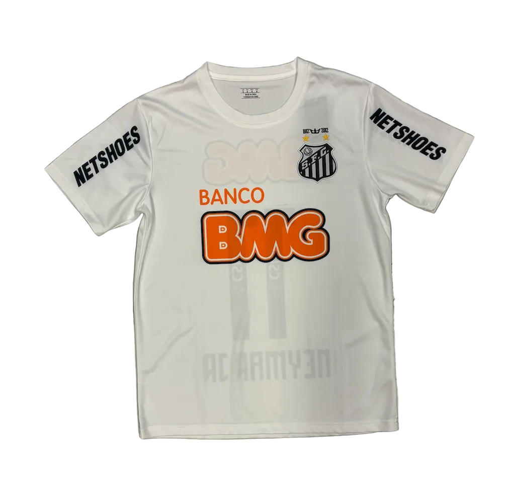 Retro Neymar Jr. Santos de Brazil White Adult Jersey