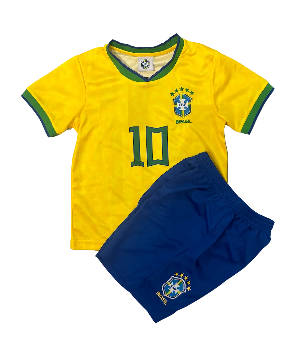 Neymar Jr. Brazil Home Kids Kit