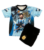 Lionel Messi Argentina Graphic Kids Kit