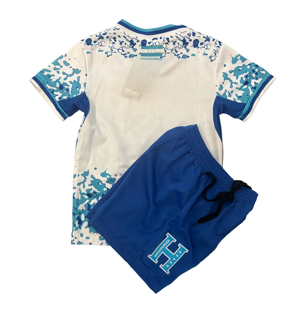 Honduras Camo Blue and White Kids Kit