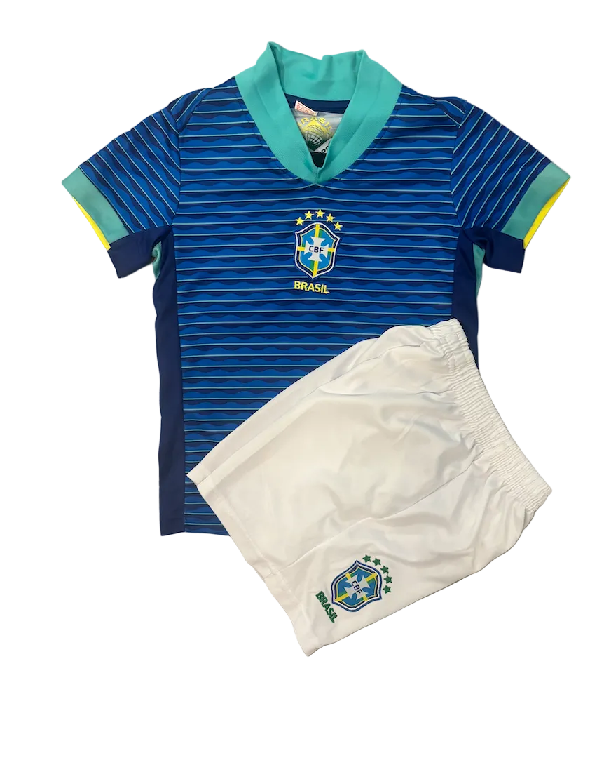 Vini Jr. Brazil Away Kids Kit