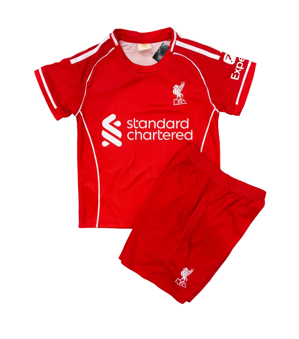 Mohamed Salah Liverpool Home Kids Kit