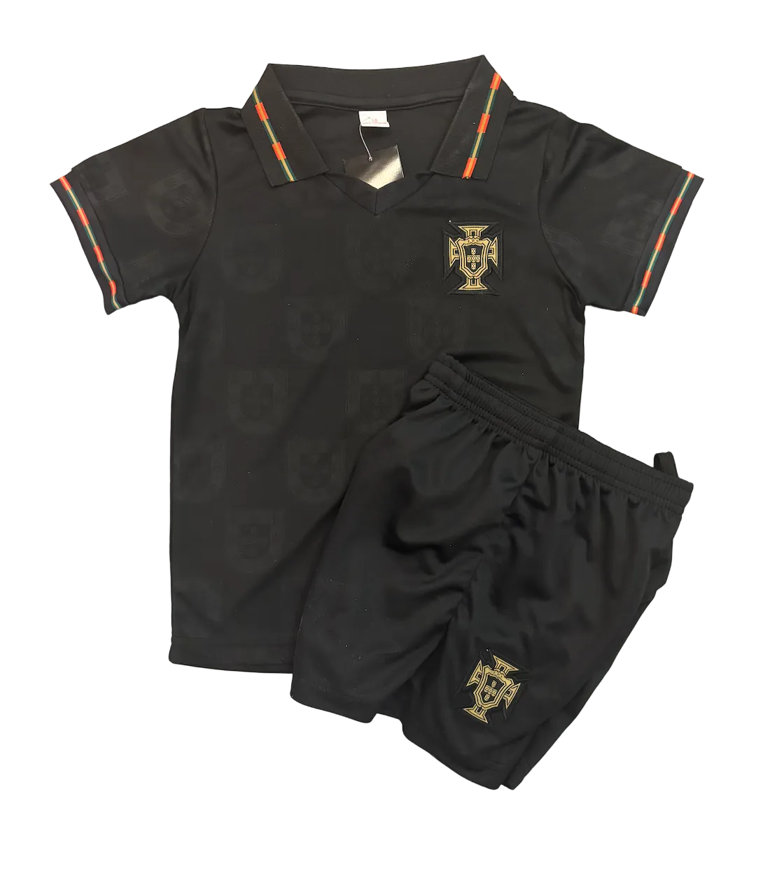 Cristiano Ronaldo Black Portugal Kids Kit