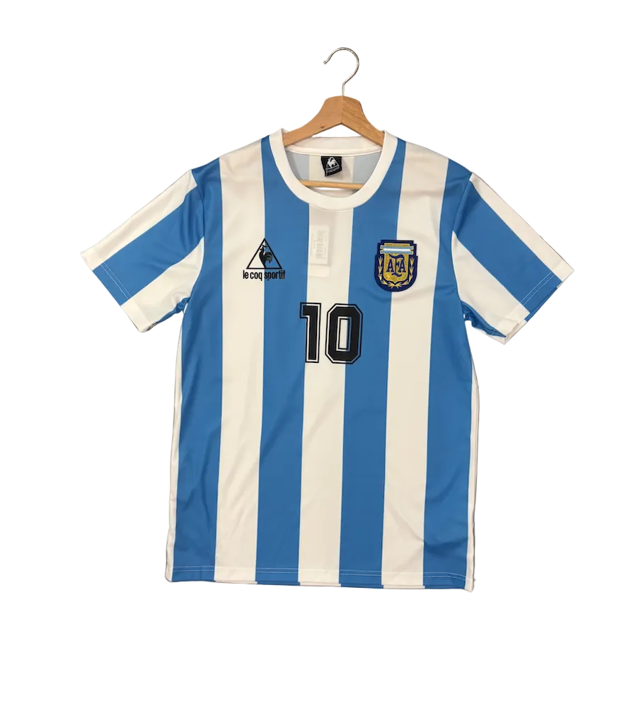 Retro Maradona Argentina Home Adult Jersey