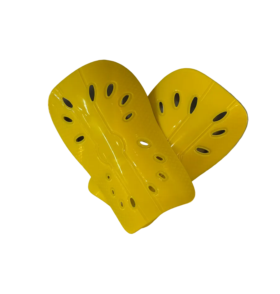 Yellow One Size Adult Shinguards