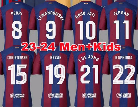 Barcelona Home Premium Soccer Jersey 2023