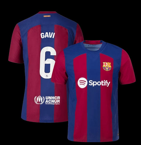 Barcelona Home Gavi Premium Soccer Jersey 2023