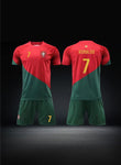 Portugal Ronaldo Red Premium Soccer Jersey 2023