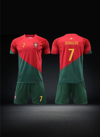 Portugal Ronaldo Red Premium Soccer Jersey 2023
