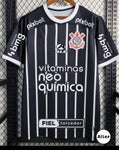 New Corinthians Black Home Premium Soccer Jersey 2023