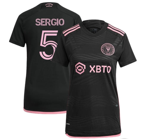 Inter Miamiii Busquetsss Black Premium Soccer Jersey 2023