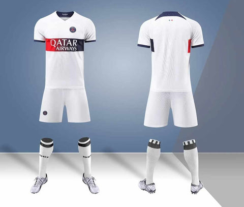 New Paris PSG White Away Premium Soccer Jersey 2023