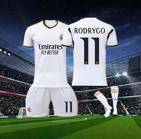 Real Madriddddd Rodrygo White Premium Soccer Jersey 2023
