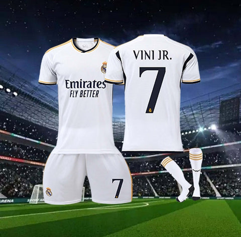 Real Madriddddd Vini Jr White Premium Soccer Jersey 2023