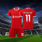 Liverpoool Salah Red Premium Soccer Jersey 2023
