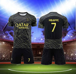 Paris Black Mbappe Premium Soccer Jersey 2023