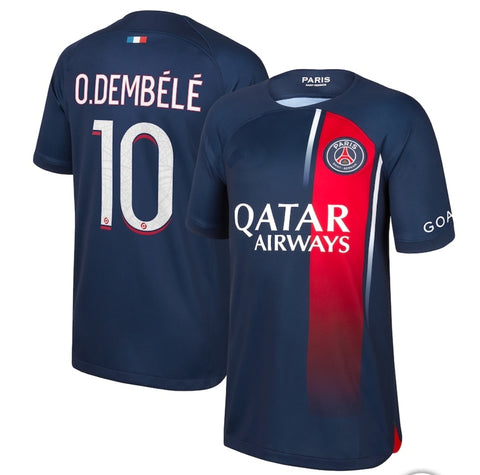 New Paris PSG Home Dembele Premium Soccer Jersey 2023