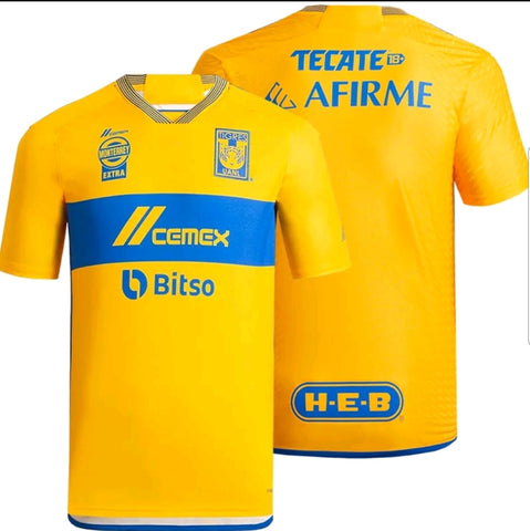 Tigres Orange Home Premium Soccer Jersey 2023