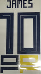Brazil Colombia Argentina Player Name and Number