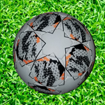 Gray Orange Champions League Premium Soccer Ball