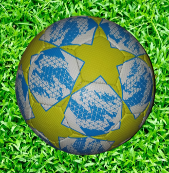 Blue Green Champions League Premium Soccer Ball