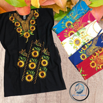 Vestido Dress Artesanal Premium Handmade Mexican Blouse Hand Embroidered Blouse