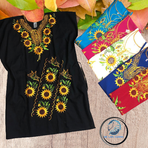 Vestido Dress Artesanal Premium Handmade Mexican Blouse Hand Embroidered Blouse