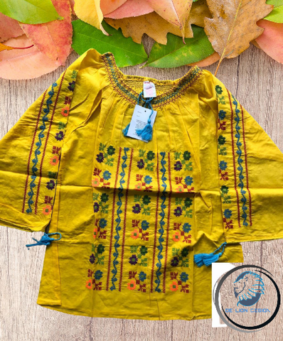 Blusa Artesanal Premium Handmade Mexican Blouse Hand Embroidered Blouse