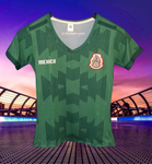 New Woman Mexico Home Green Verde Jersey 2021