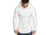 Men's round neck slim solid color