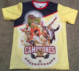 Club America Aguilas "Campeon Odiame Mas" Men's New Yellow Jersey Regular Fit