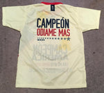 Club America Aguilas "Campeon Odiame Mas" Men's New Yellow Jersey Regular Fit