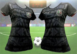 Woman Mexico Black Negra Copa Oro 2019 Jersey