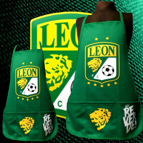 Club Leon Verde Green Mandil Kitchen Apron Limited Edition