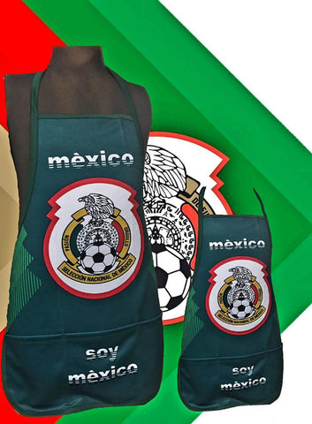 Mexico Green Verde Mandil Kitchen Apron Limited Edition