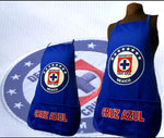 Cruz Azul Blue Azul Mandil Kitchen Apron Limited Edition