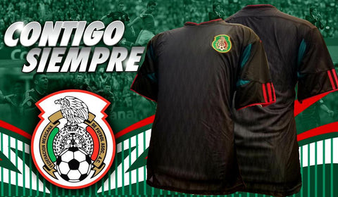 Mexico Black Negra Away Jersey Men Regular Fit