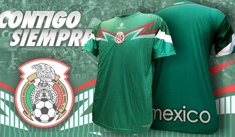Mexico Verde Green Home Jersey Men Regular Fit