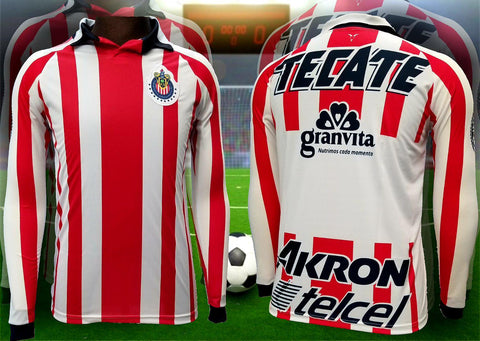 Chivas Home Long Sleeve Jersey Men Regular Fit 2018-2019