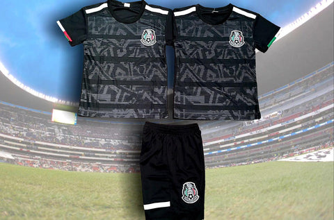 New Mexico Black Negro Home Copa Oro 2019 Kids Kit