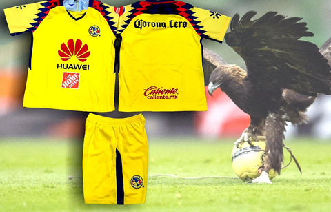 Club America Yellow Amarillo Home Kids Kit