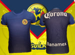 Club America Aguilas Men's Azul Blue Jersey Regular Fit