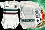Mexico White Blanca Away Mameluco New Born Jersey 2019