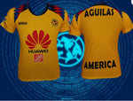Club America Aguilas Men's Amarillo Yellow Home Jersey Regular Fit