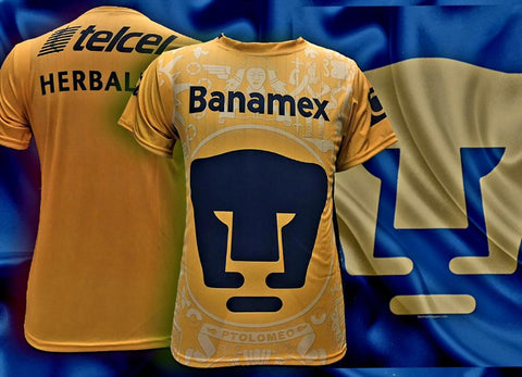 Club Pumas Oro Gold Away Jersey Men Regular Fit