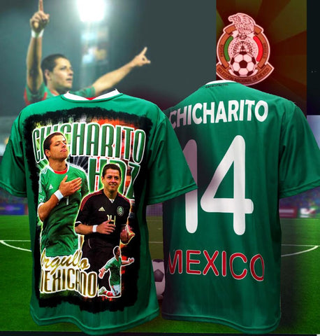 Mexico Verde Green Chicharito Jersey Men Regular Fit Limited Edition