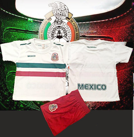 Mexico White Blanco Kids Kit 2019