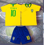 Free Soccer Ball Brazil Home Neymar Kids Kit