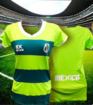 Woman Mexico Green Verde Femenil Jersey Regular Fit